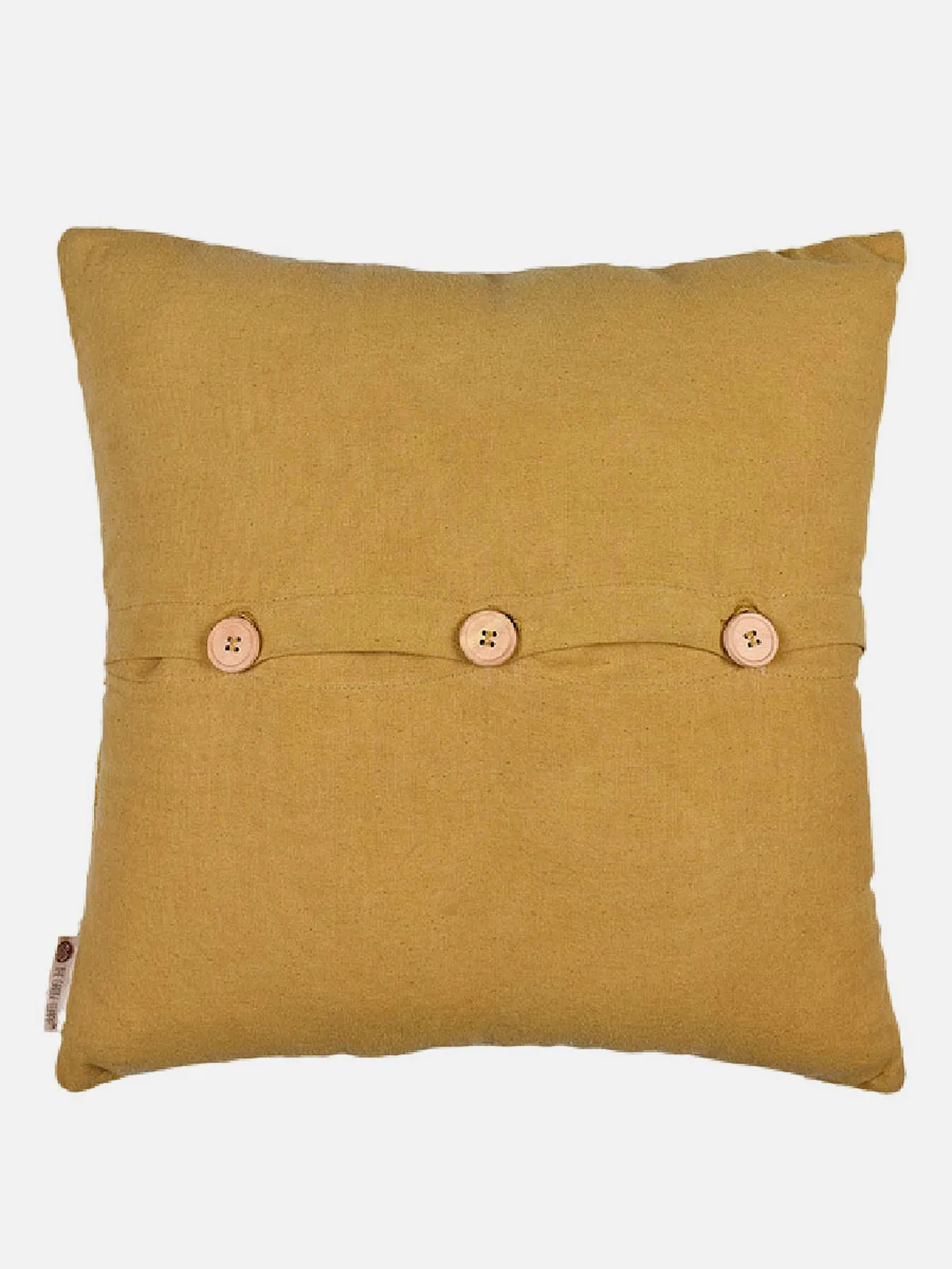 Atrisuta Solids Cushion Cover Camel Yellow