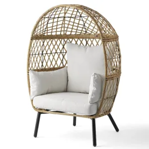 Better Homes & Gardens Wicker Kid's Outdoor Egg Chair with Cushions
