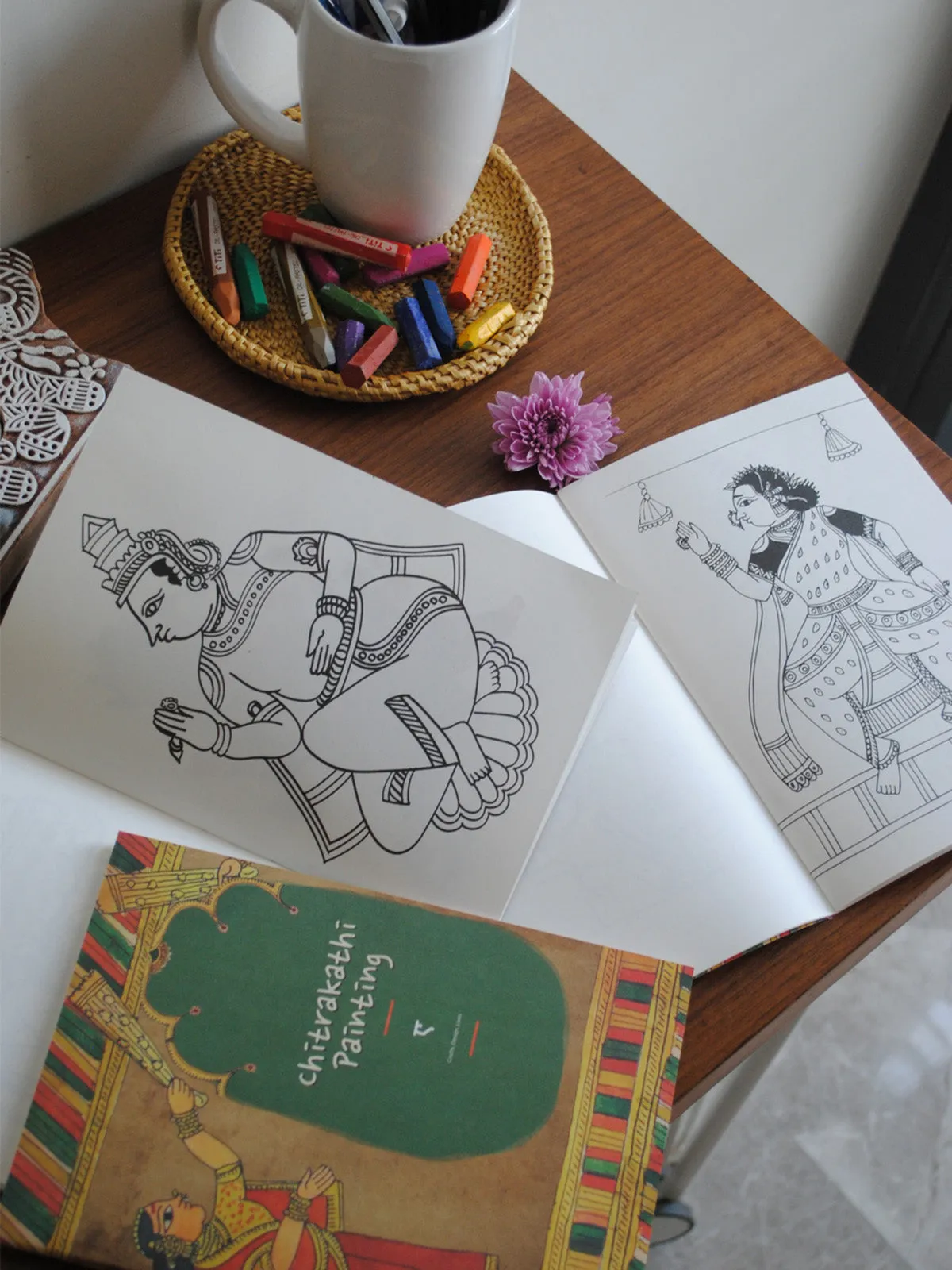 Chitrakathi Colouring Book Multicolour