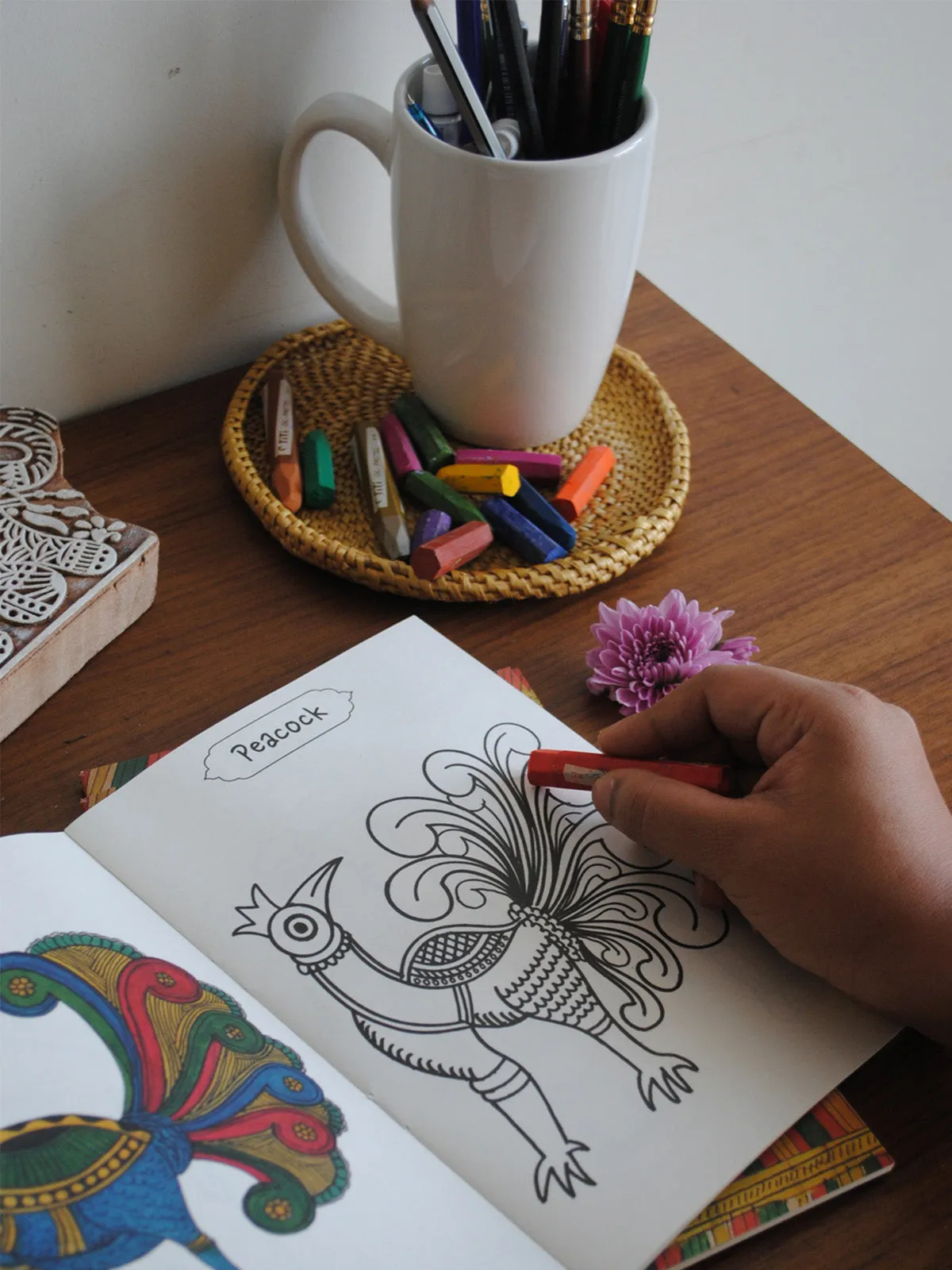 Chitrakathi Colouring Book Multicolour