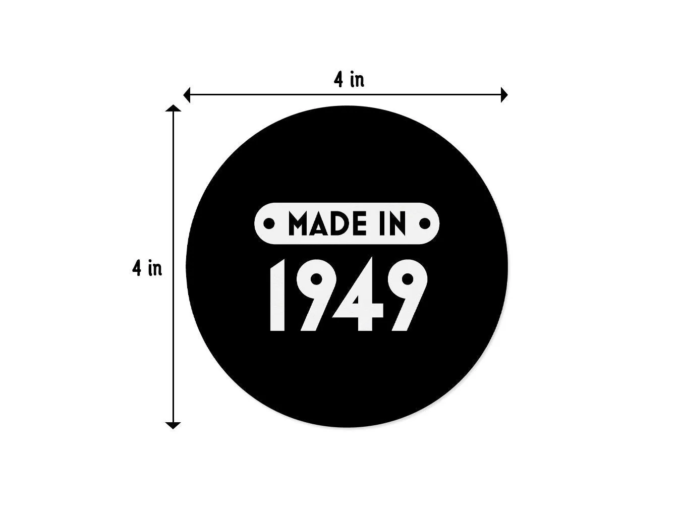 Custom Made In Year Birthday Coasters