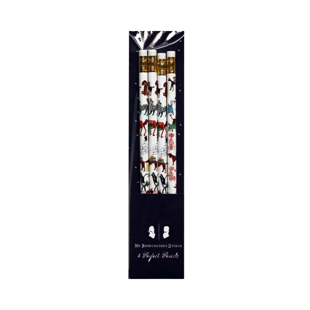 Doggie Pencils (Sets Of 4)