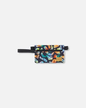 Double Pencil Case Smiley Face Boy