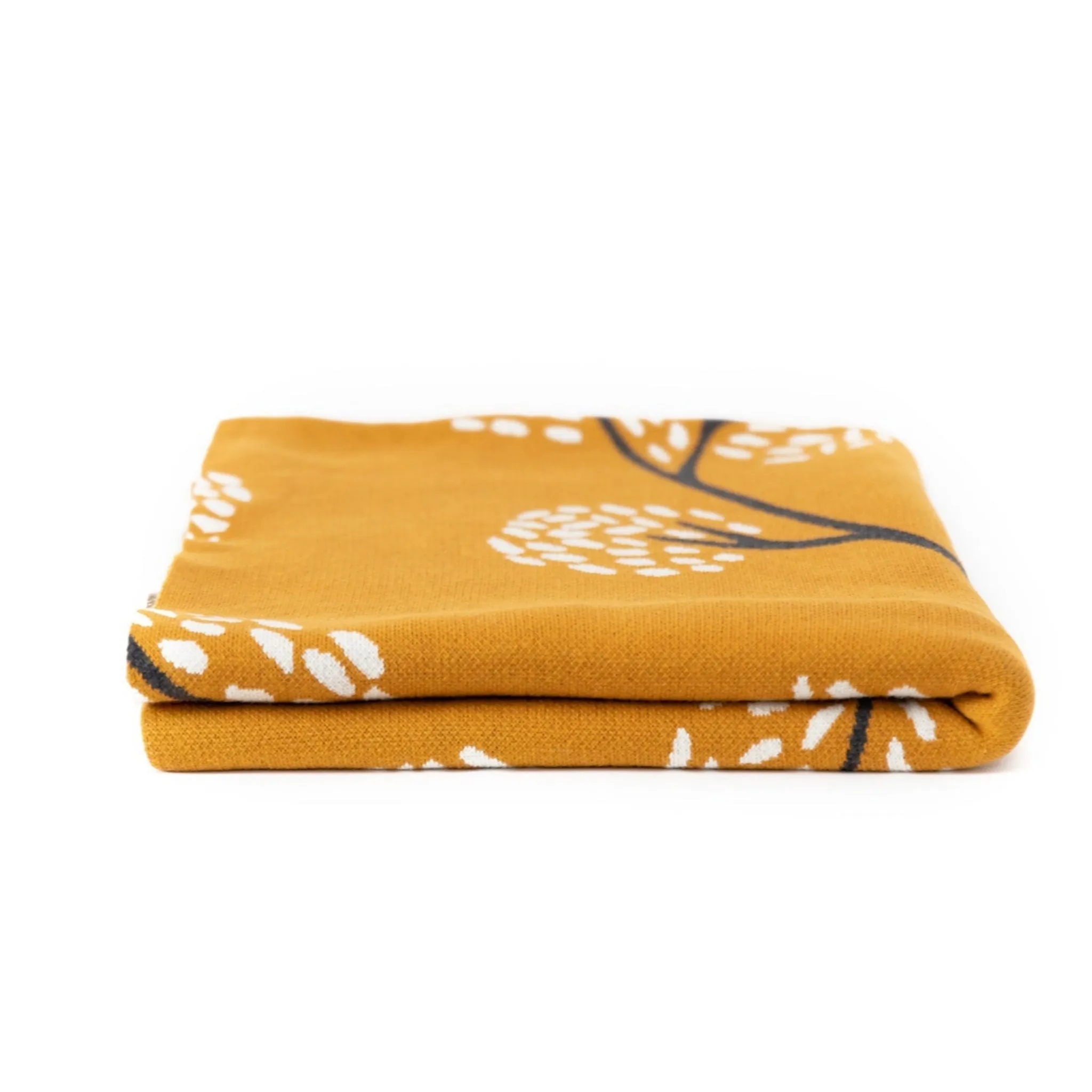 Elephant Throw Mustard