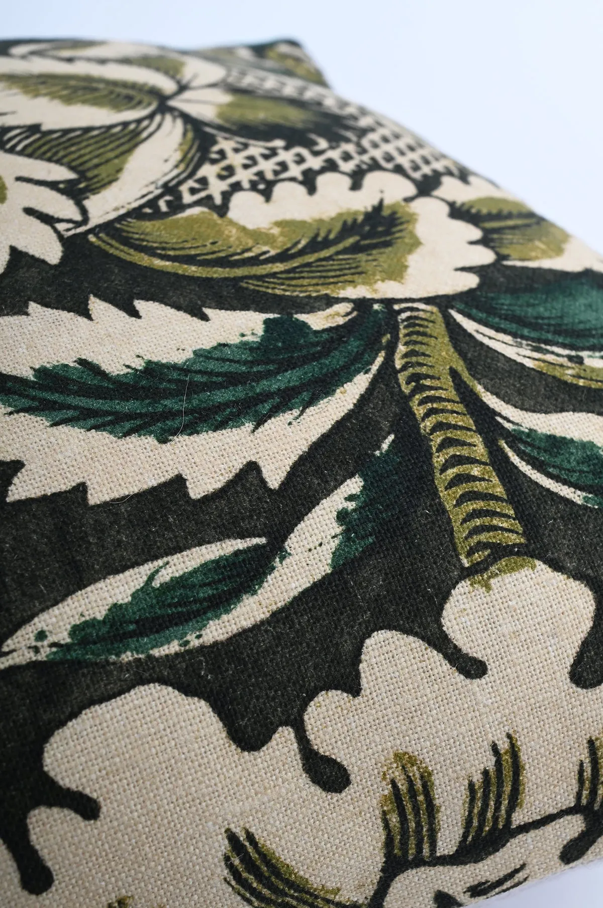 Grands Pavots Cushion Vert 42x64