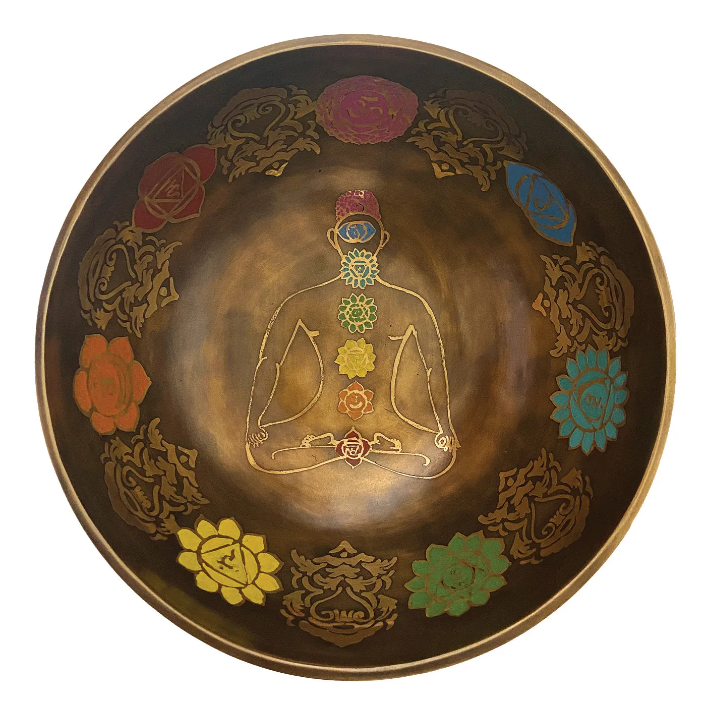 Hand Hammered 7 Chakras Singing Bowl