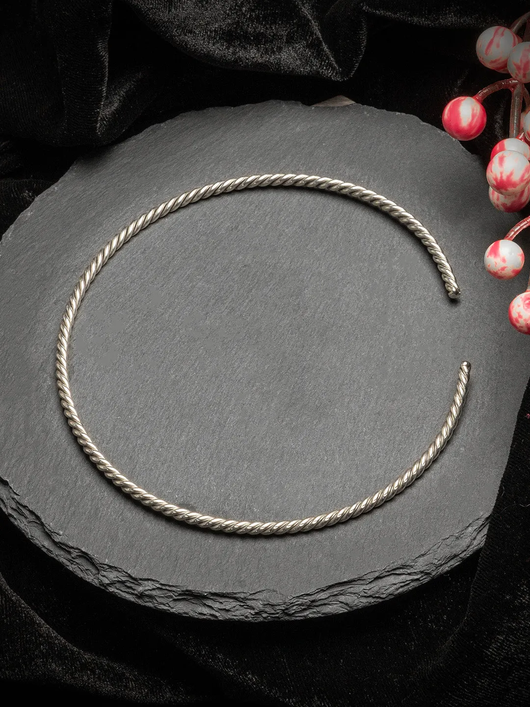 Handcrafted Lambani Silver Plated Neckpiece