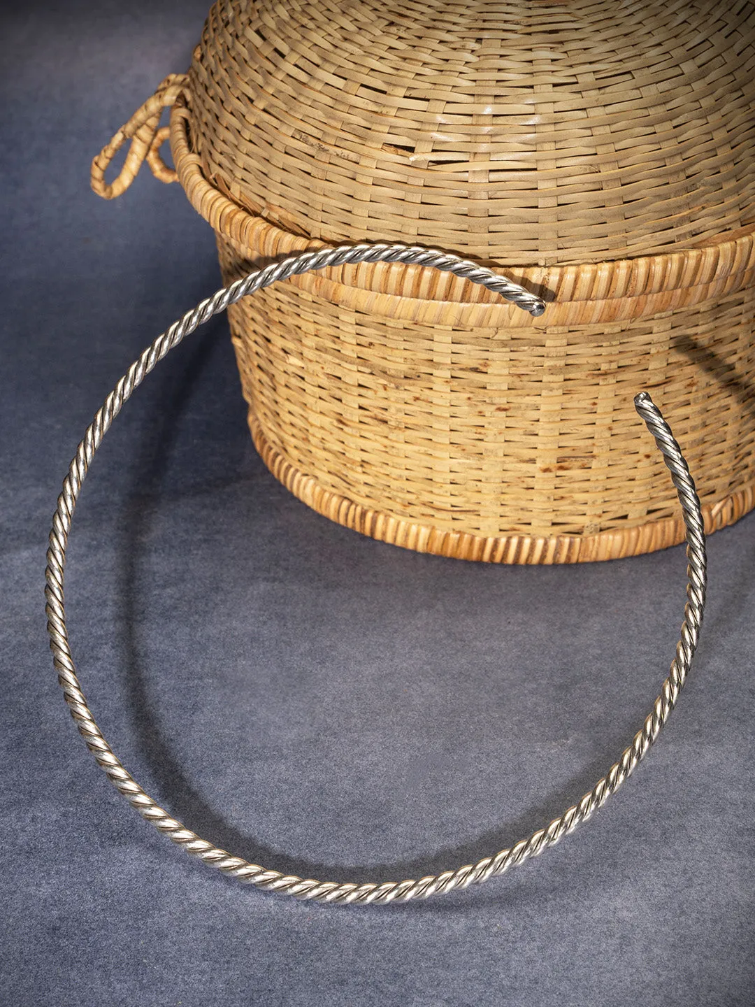 Handcrafted Lambani Silver Plated Neckpiece