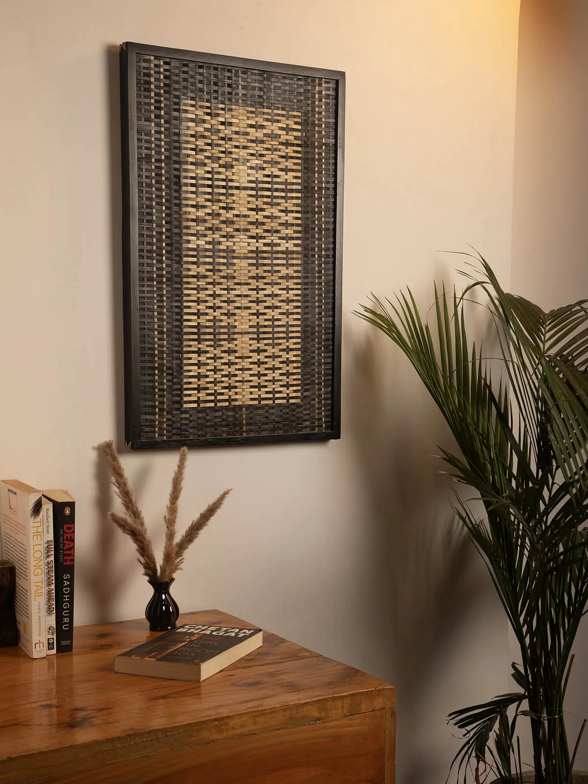 Handcrafted Wall Art Bamboo - Framed