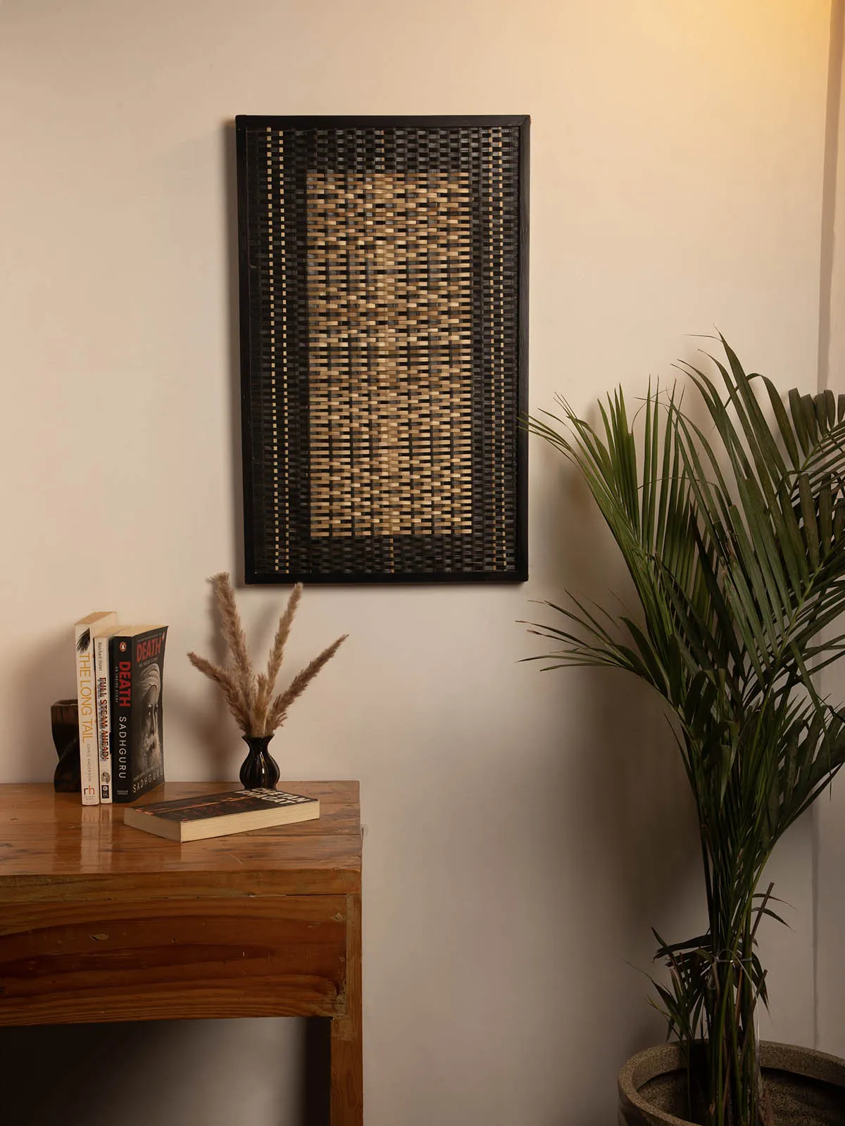 Handcrafted Wall Art Bamboo - Framed