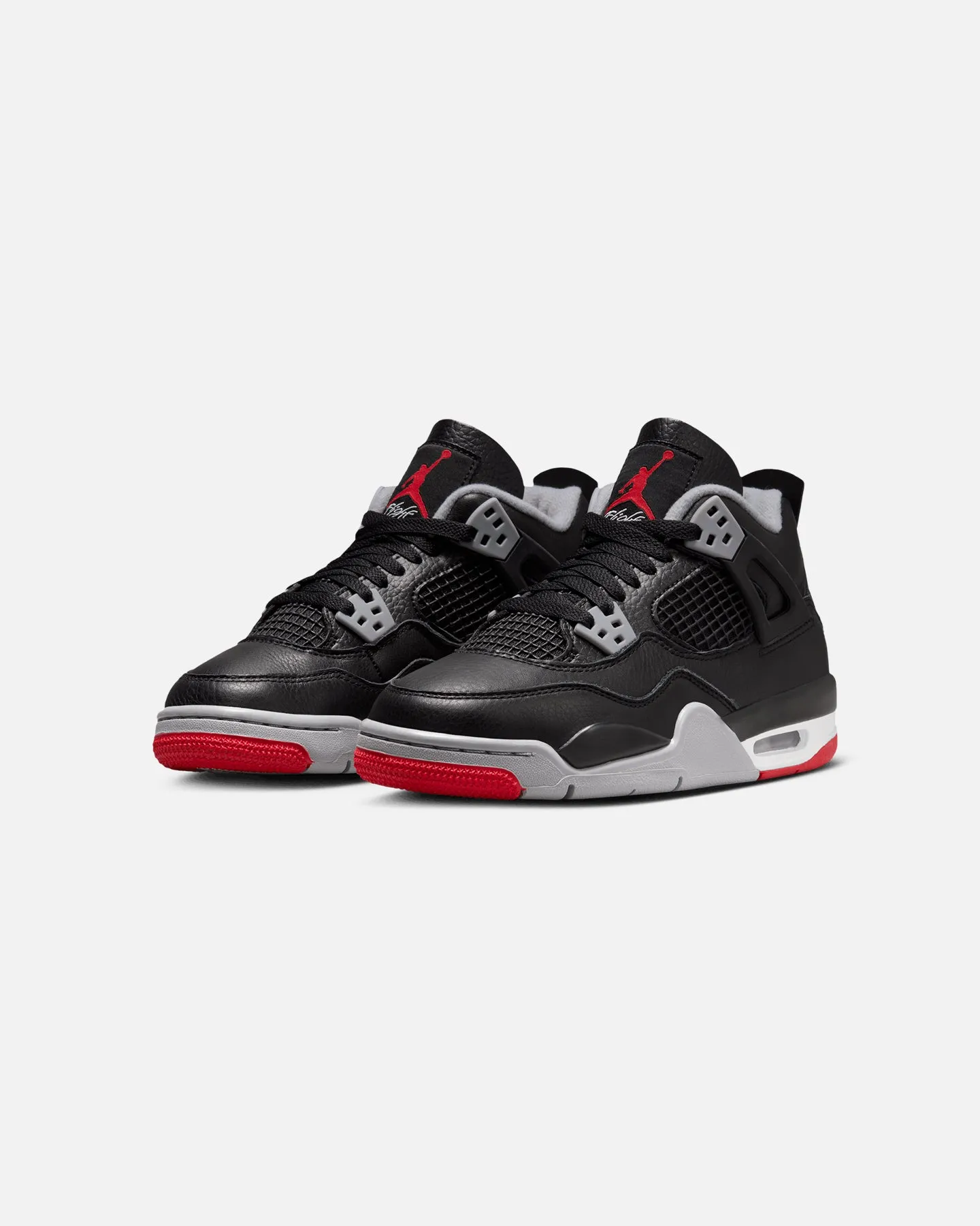 Jordan Kids' Air Jordan 4 Retro (GS) Black/Fire Red