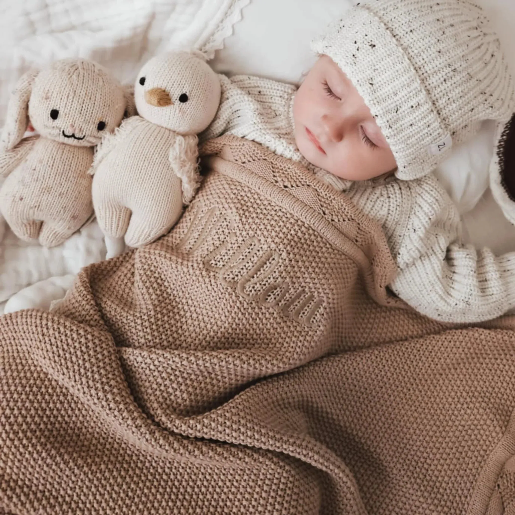 Little Zemi - Personalised Blanket | Sand