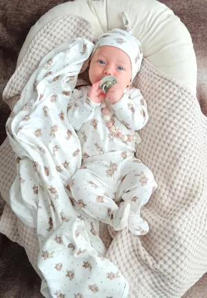 L'ovedbaby Organic Blanket | Brixy Bunny Shadow