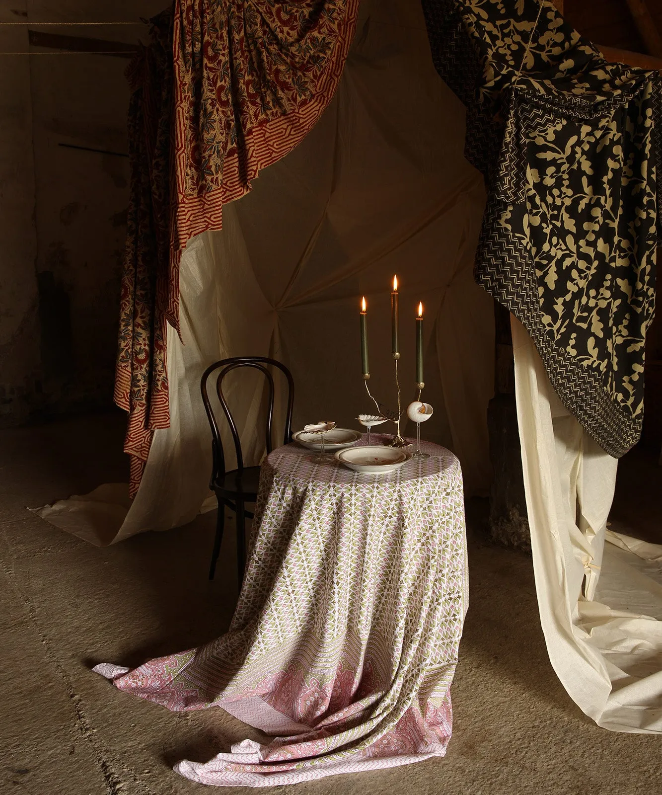 Maharadja Block Print Cotton Throw