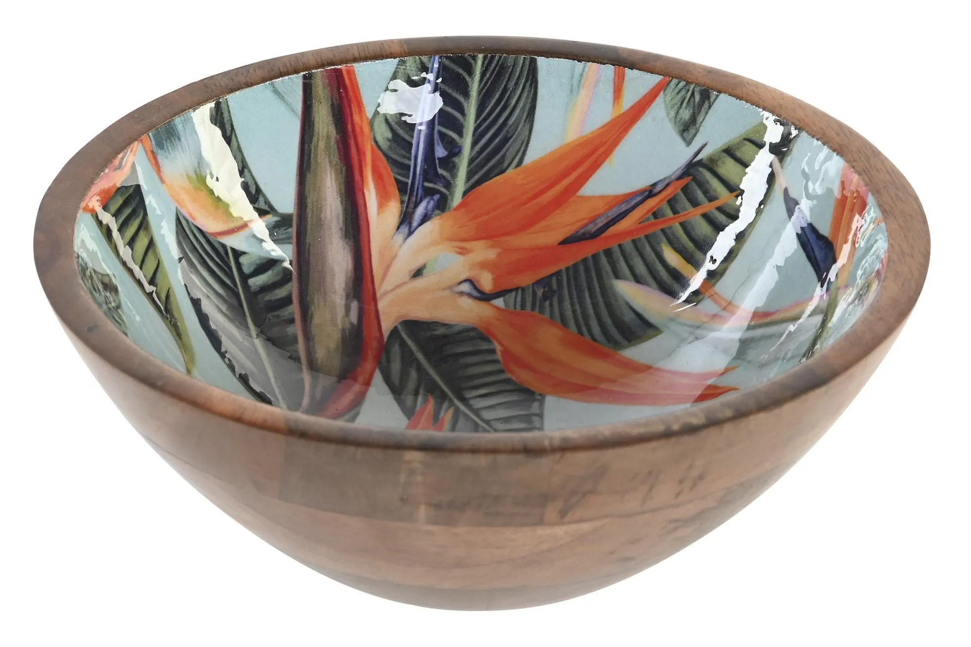 Mango Wood Decorative Bowl Tropical Wooden Bowl