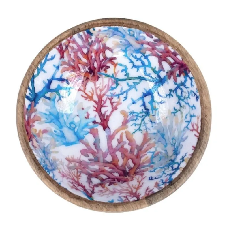 Mango Wood Decorative Bowl Tropical Wooden Bowl