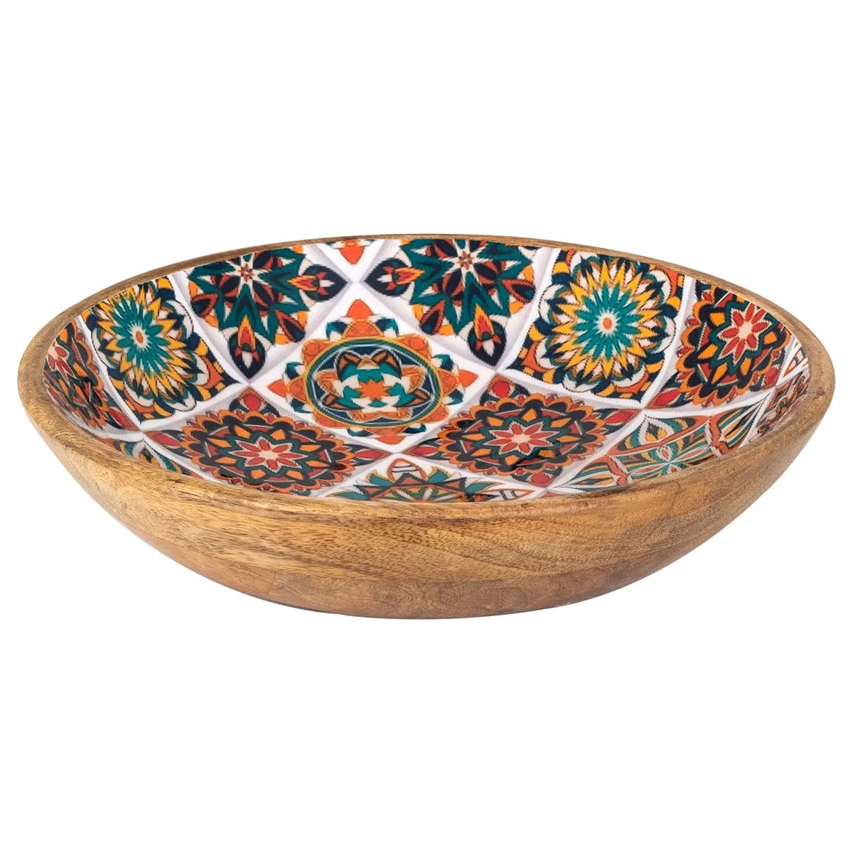 Mango Wood Decorative Bowl Tropical Wooden Bowl