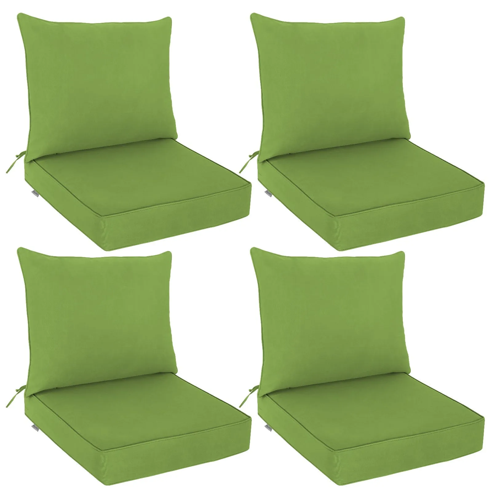 Outdoor Deep Seat Cushion Set, 25 x 25 x 5 inch, Set of 4