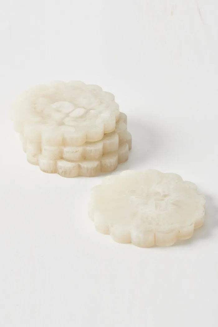 Pilbeam Living Estila Coaster Set Of 4 Nougat