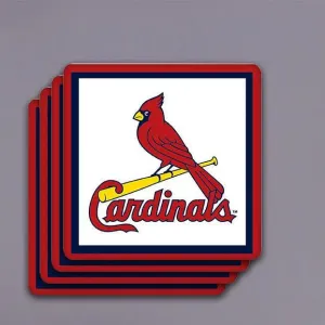 STL Cardinals Coaster Set