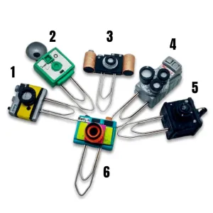 Vintage Camera Miniature Planner N Paper Pins