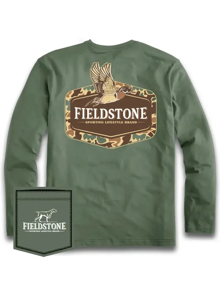 Youth Camo Wood Duck L/S Tee
